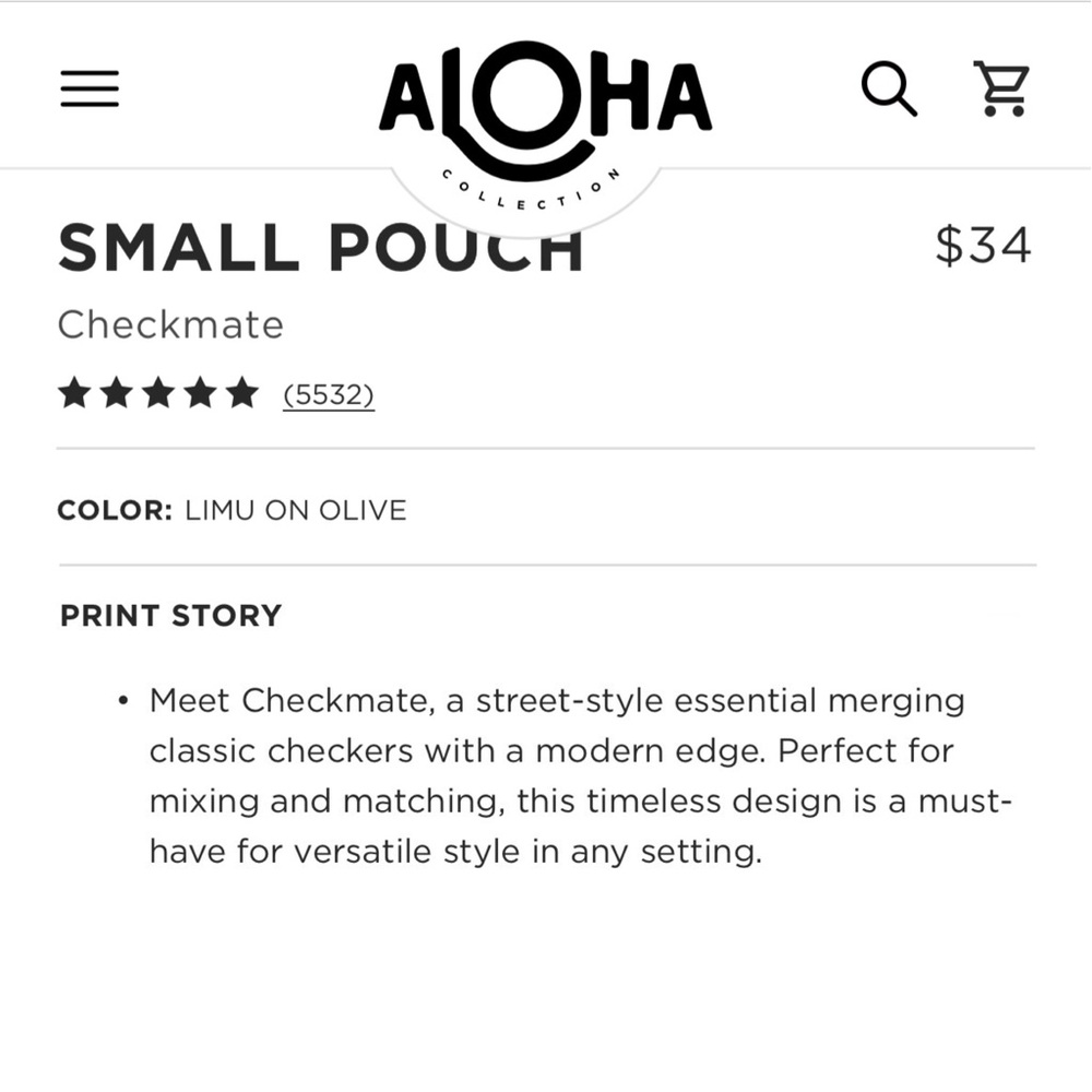 ALOHA Collection Small Pouch - Picture 4 of 7